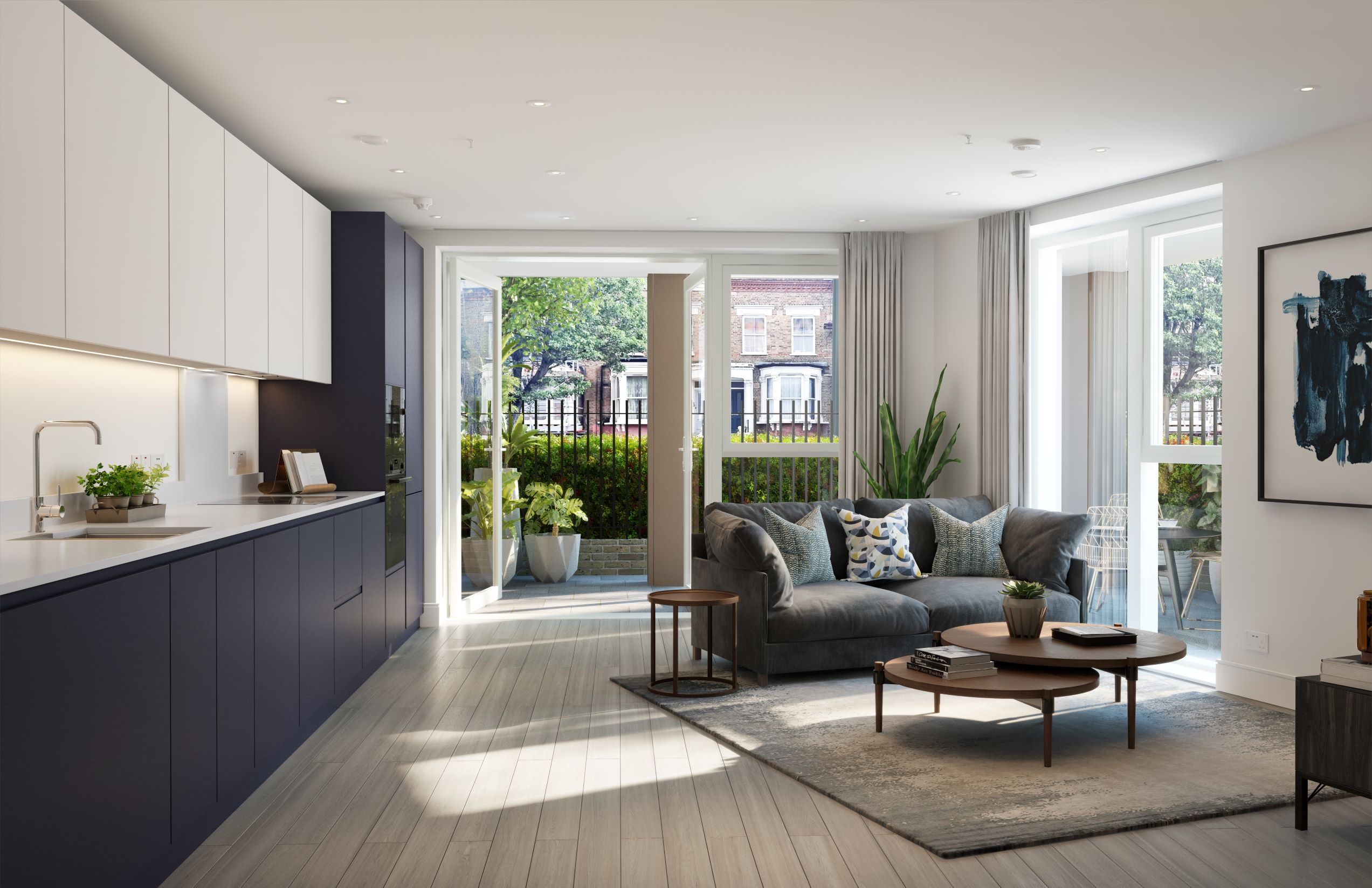 Kitchen Living Apartments